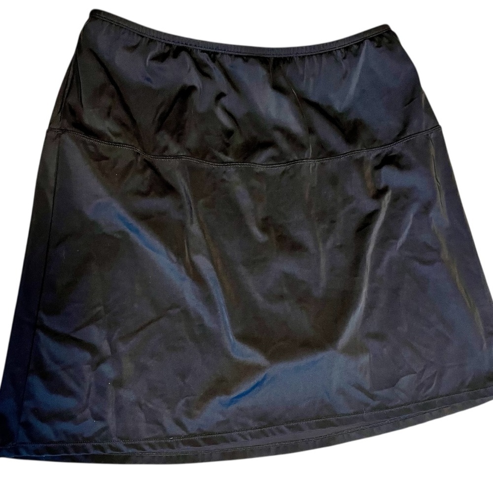 Elegant Black Swim Skirt Tennis Skirt for Women - Picture 2 of 5
